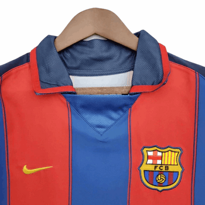 Camisa Barcelona Titular 03/04 - Retrô - Central das Camisas