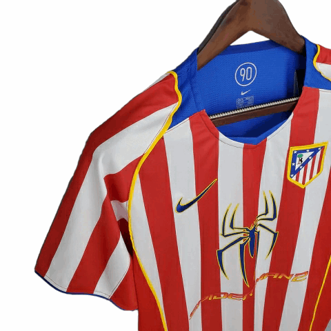 Camisa Atlético de Madrid Titular 04/05 - Retrô - Central das Camisas