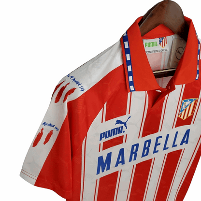Camisa Atlético de Madrid Titular 94/95 - Retrô - Central das Camisas