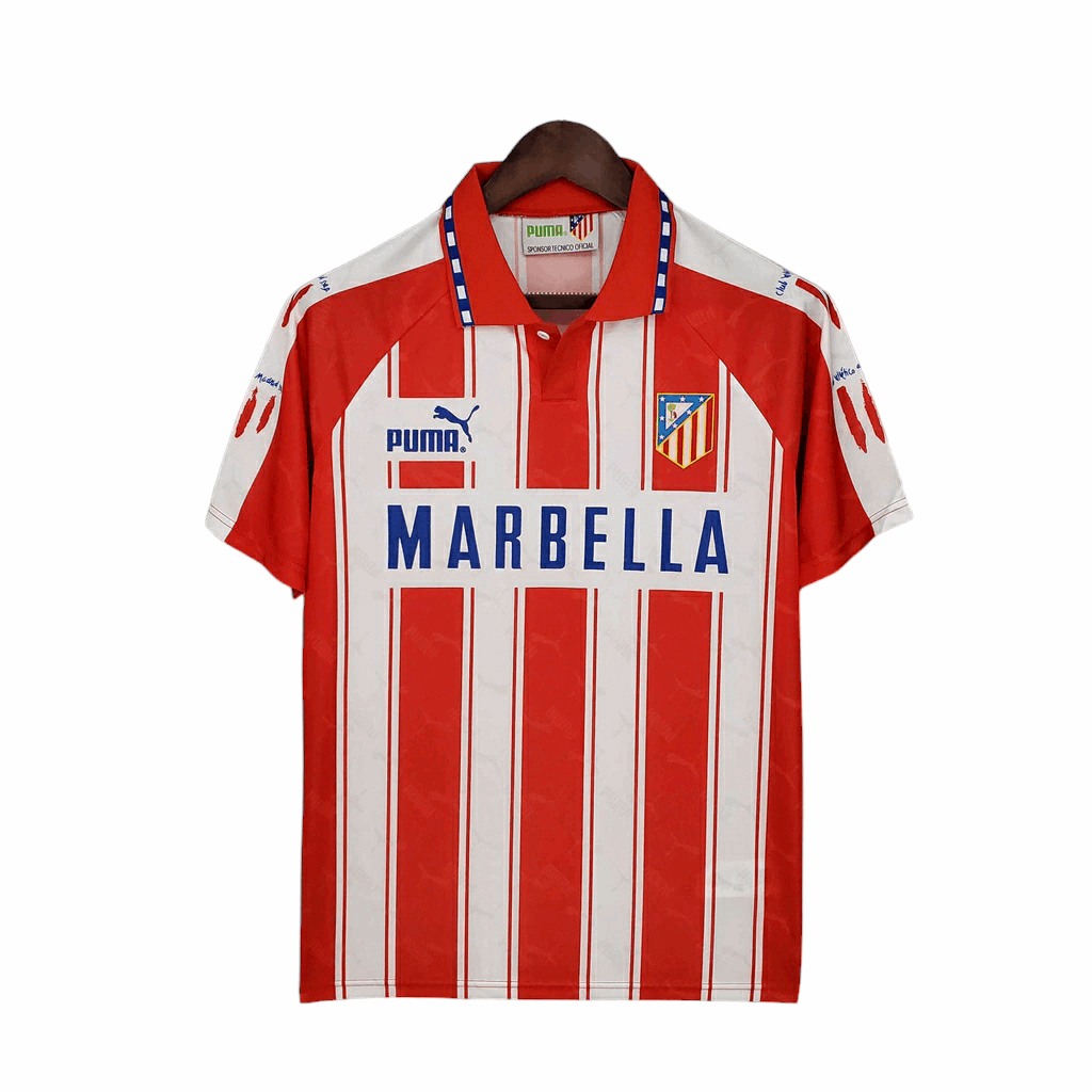 Camisa Atlético de Madrid Titular 94/95 - Retrô - Central das Camisas