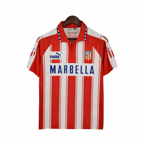 Camisa Atlético de Madrid Titular 94/95 - Retrô - Central das Camisas