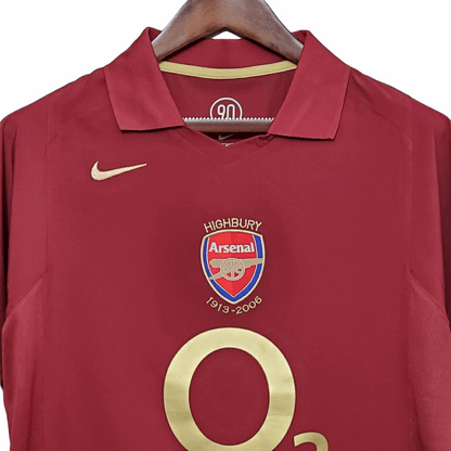 Camisa Arsenal Titular 05/06 - Retrô - Central das Camisas