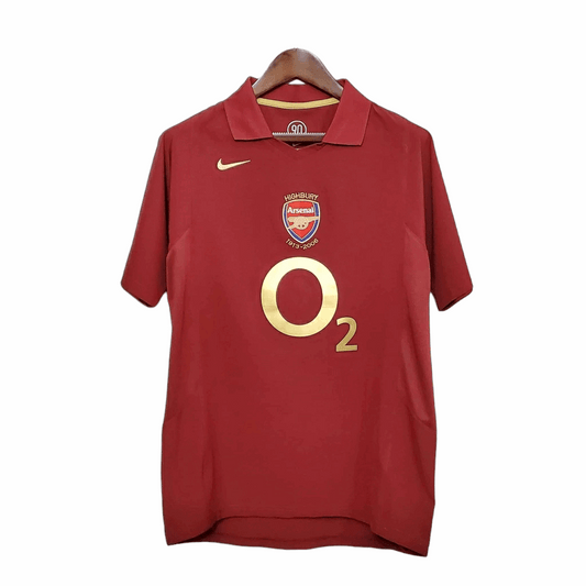 Camisa Arsenal Titular 05/06 - Retrô - Central das Camisas