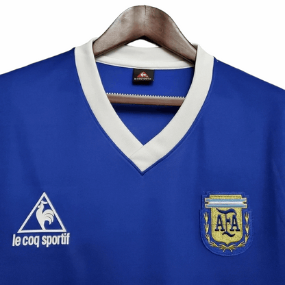 Camisa Argentina Visitante 1986 - Retrô - Central das Camisas