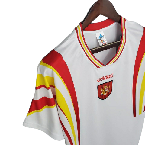 Camisa Espanha Visitante 1996 - Retrô - Central das Camisas