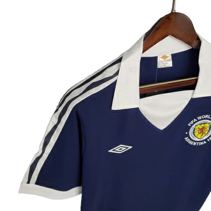 Camisa Escócia Titular 1978 - Retrô - Central das Camisas