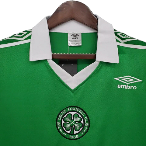 Camisa Celtic Titular 1980 - Retrô - Central das Camisas