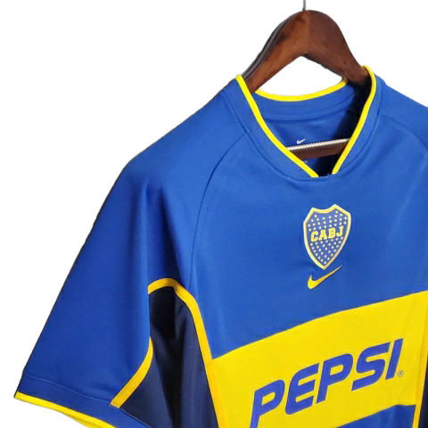 Camisa Boca Juniors Titular 2002 - Retrô - Central das Camisas