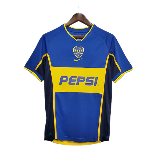 Camisa Boca Juniors Titular 2002 - Retrô - Central das Camisas