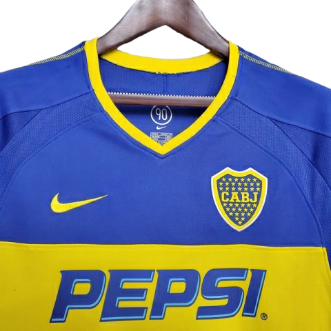 Camisa Boca Juniors Titular 03/04 - Retrô - Central das Camisas