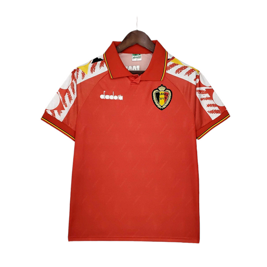 Camisa Bélgica Titular 1995 - Retrô - Central das Camisas