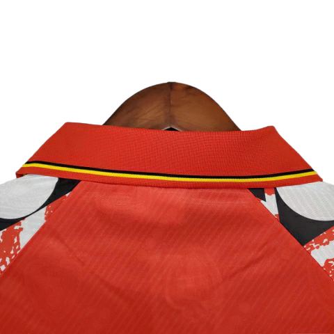 Camisa Bélgica Titular 1995 - Retrô - Central das Camisas