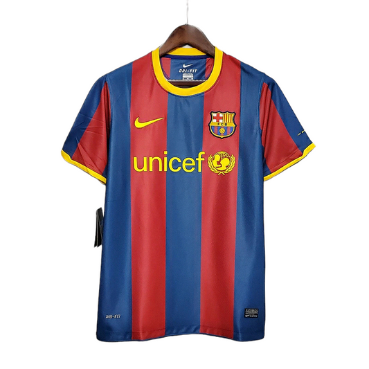 Camisa Barcelona Titular 10/11 - Retrô