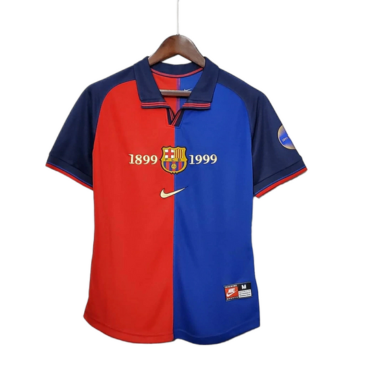 Camisa Barcelona 100 Anos 1999 - Retrô