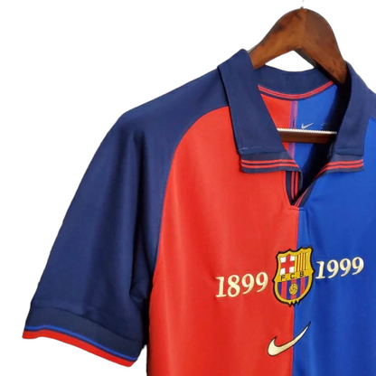 Camisa Barcelona 100 Anos 1999 - Retrô