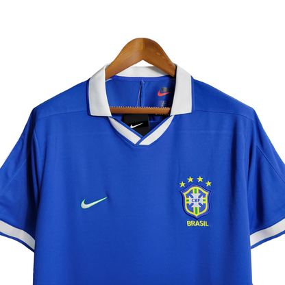 Camisa Brasil Visitante 1997 - Retrô - Central das Camisas