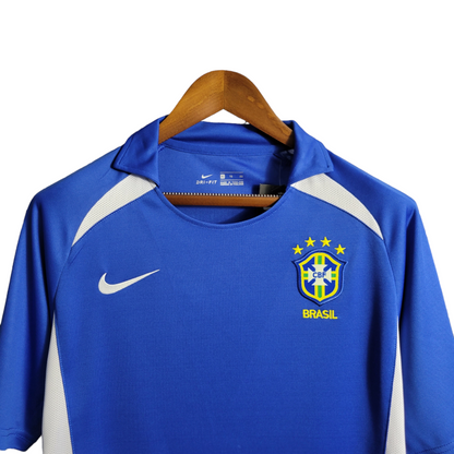 Camisa Brasil Visitante 2002 - Retrô - Central das Camisas