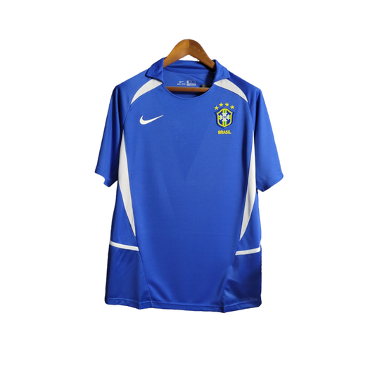 Camisa Brasil Visitante 2002 - Retrô - Central das Camisas