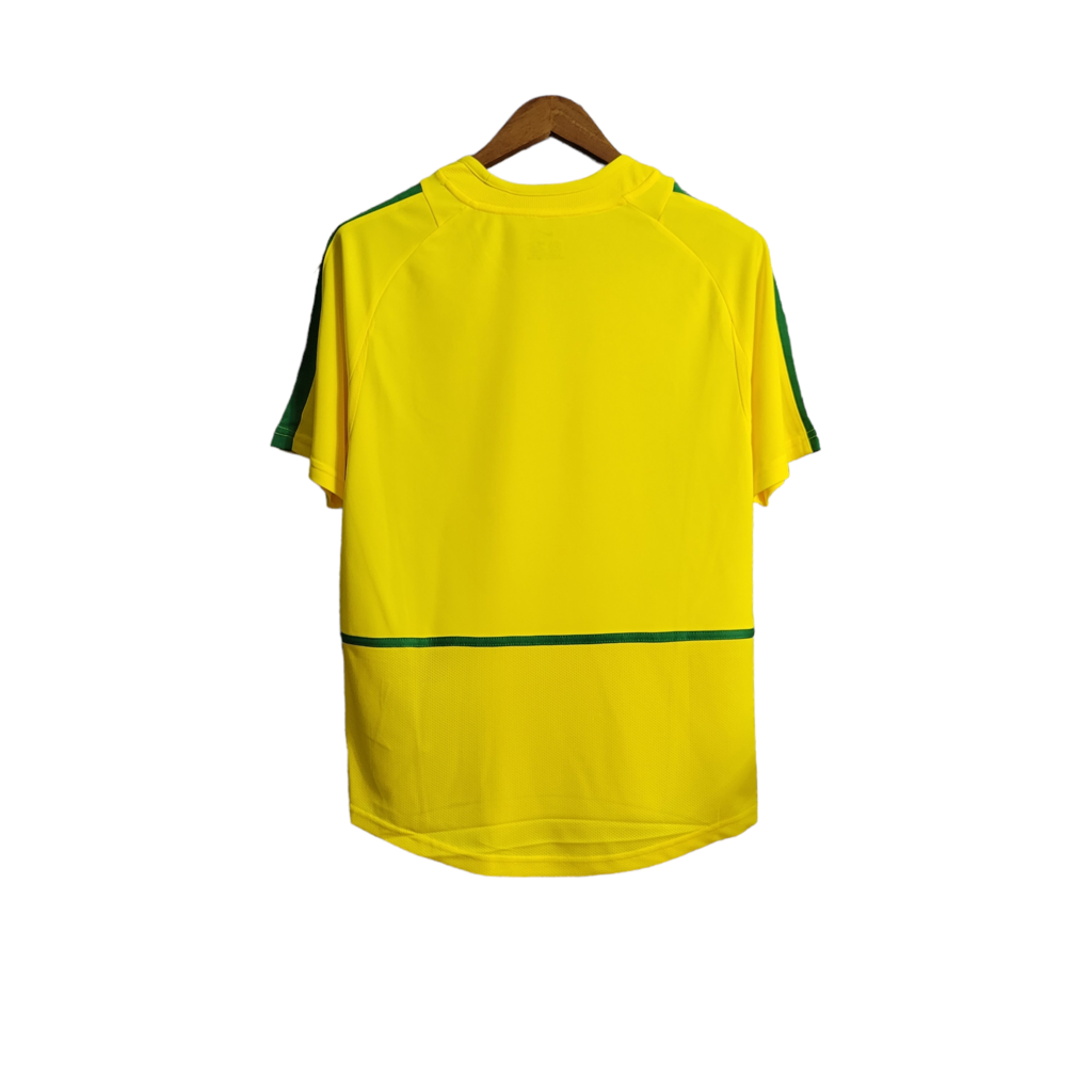 Camisa Brasil Titular 2002 - Retrô - Central das Camisas