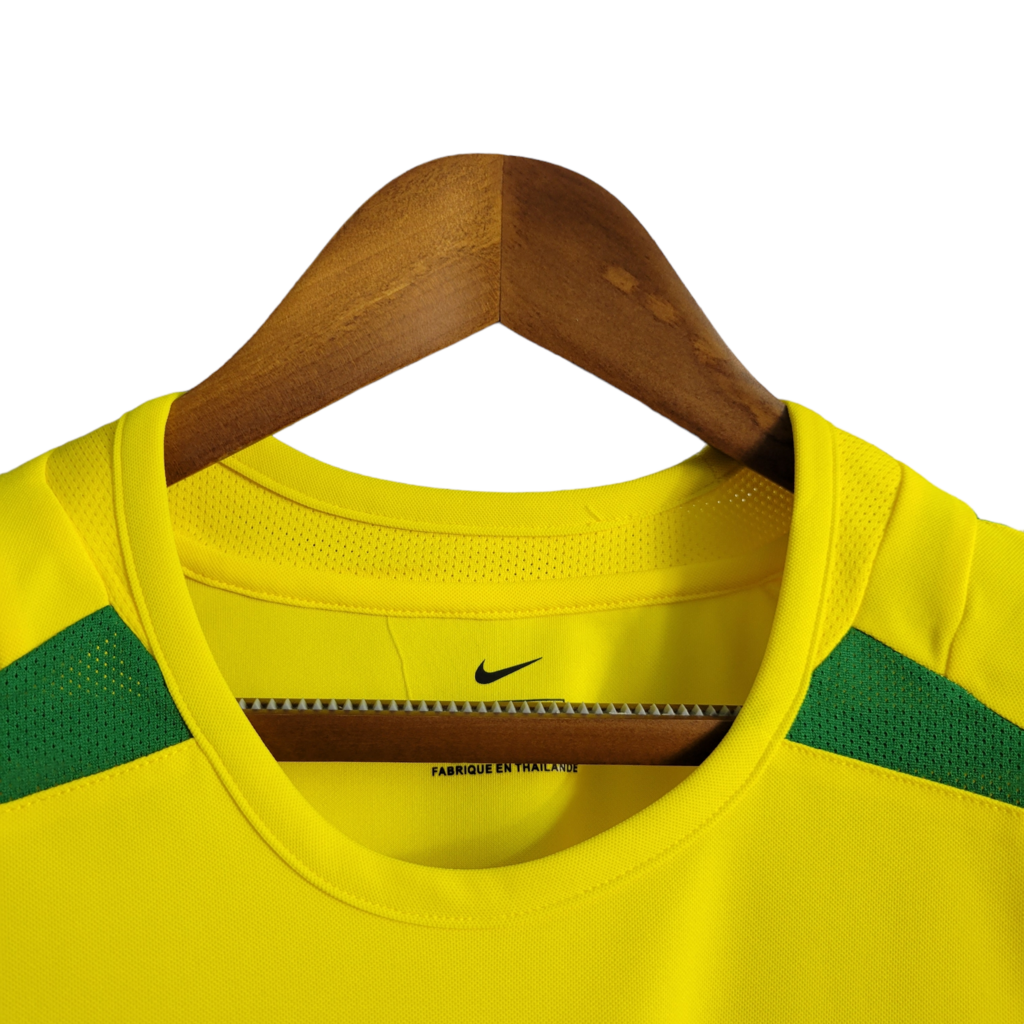 Camisa Brasil Titular 2002 - Retrô - Central das Camisas