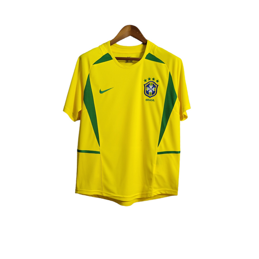 Camisa Brasil Titular 2002 - Retrô - Central das Camisas