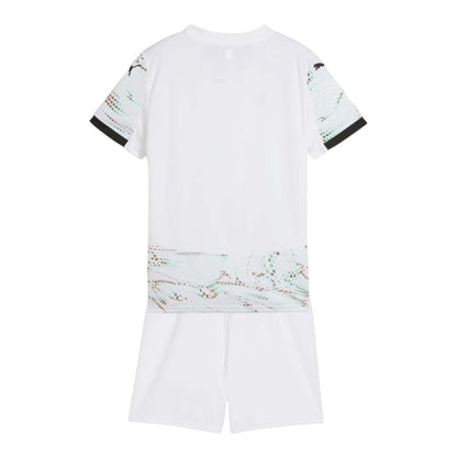 Kit Infantil Inspirado Seleção Portugal II 25/26 - Branco com detalhes em verde e vermelho  Central das Camisas 