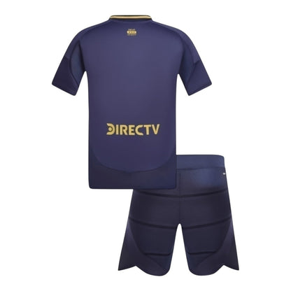Kit Infantil Inspirado Boca Juniors III 25/26 - Azul com detalhes em amarelo  Central das Camisas 
