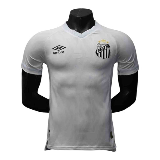 Camisa Inspirada  Santos I 25/26 - Jogador Masculina - Branca  Central das Camisas 