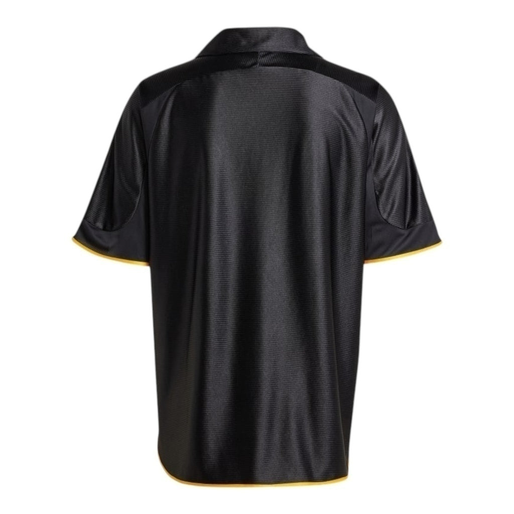 Camisa Real Madrid II 1999/00 - Masculina - Preta com detalhes em amarelo - Central das Camisas