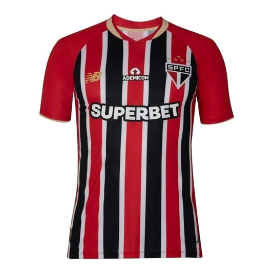 Camisa Inspirada Inspirada São Paulo II 25/26 - Torcedor Masculina - Vermelha e preta  Central das Camisas 