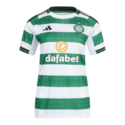 Camisa Celtic I 25/26 - Feminina - Branca e verde - Central das Camisas
