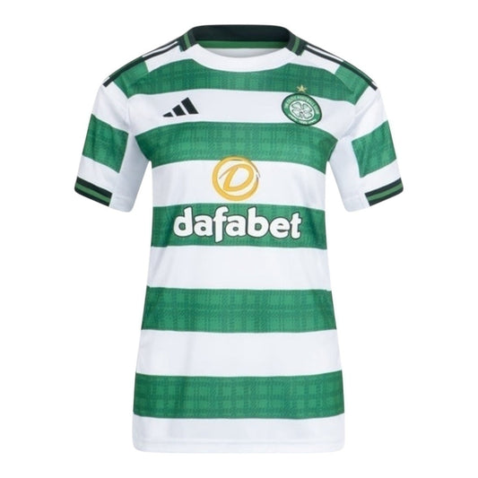 Camisa Celtic I 25/26 - Feminina - Branca e verde - Central das Camisas