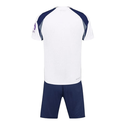 Kit Infantil Tottenham I 25/26 - Branco e azul - Central das Camisas