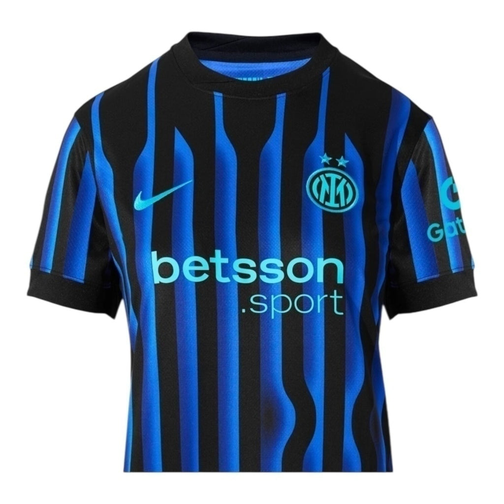 Camisa Inter de Milão I 25/26 - Feminina - Azul e preta - Central das Camisas