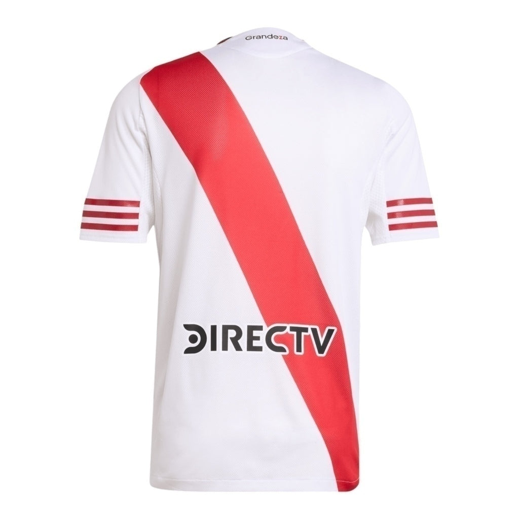 Camisa River Plate I 25/26 - Torcedor Masculina - Branca e vermelha - Central das Camisas