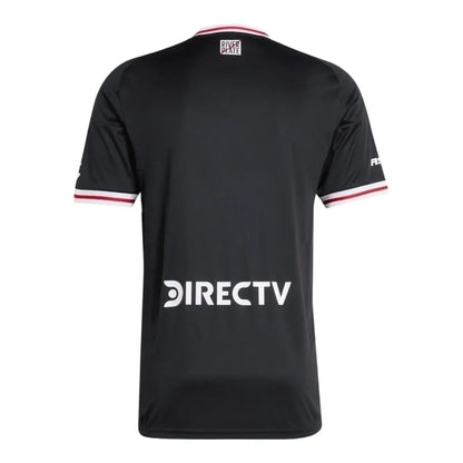 Camisa River Plate II 25/26 - Torcedor Masculina - Preta e vermelha - Central das Camisas