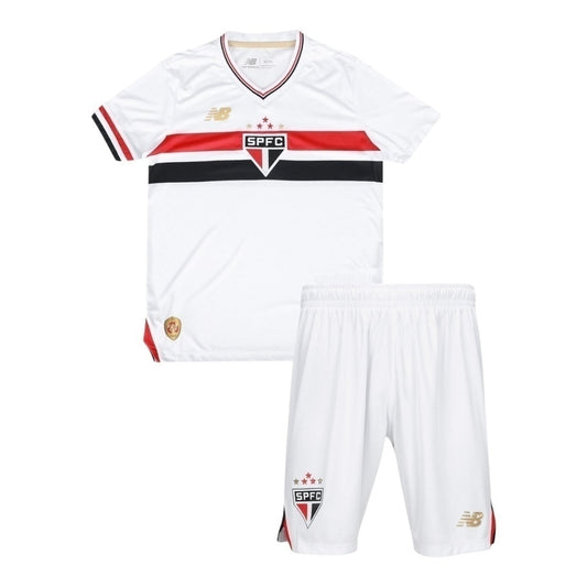 Kit Infantil Inspirado São Paulo I 25/26 - Branco  Central das Camisas 