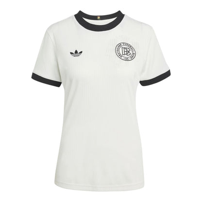 Camisa Seleção Alemanha Ed. Aniversário 125 Anos Titular 25/26 - Feminina - Central das Camisas