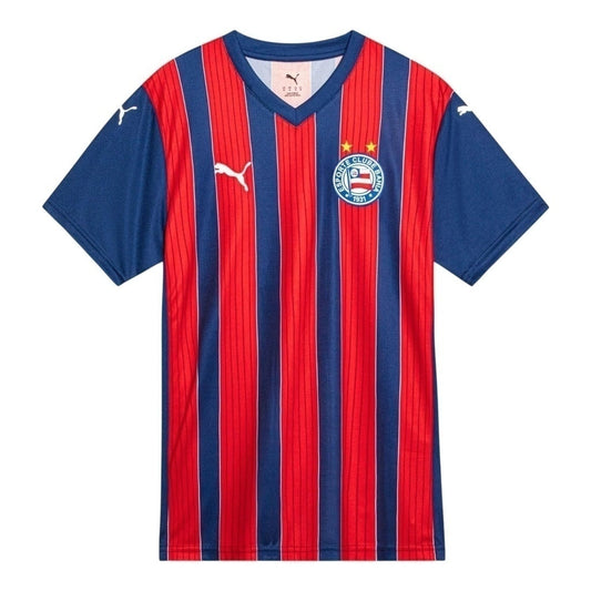 Camisa Inspirada Bahia II 25/26 - Torcedor Masculina - Azul e vermelha  Central das Camisas 