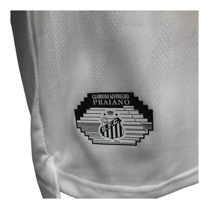 Camisa Inspirada  Santos I 25/26 - Jogador Masculina - Branca  Central das Camisas 
