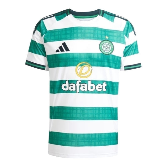 Camisa Inspirada Celtic I 25/26 - Torcedor Masculina - Branca e verde  Central das Camisas 