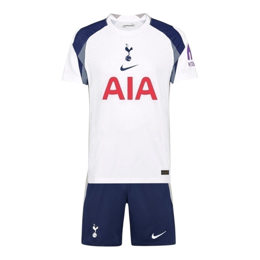 Kit Infantil Tottenham I 25/26 - Branco e azul - Central das Camisas