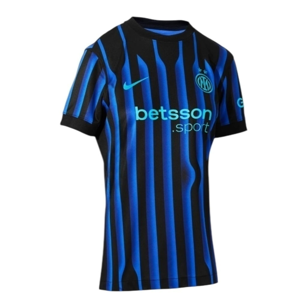 Camisa Inter de Milão I 25/26 - Feminina - Azul e preta - Central das Camisas
