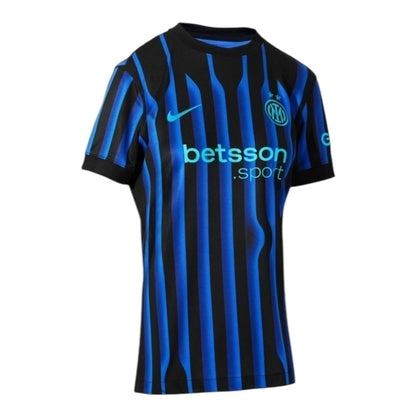 Camisa Inter de Milão I 25/26 - Feminina - Azul e preta - Central das Camisas