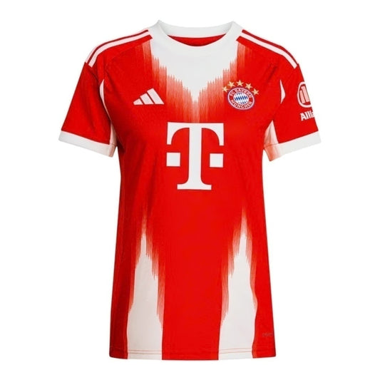 Camisa Inspirada Bayern de Munique I 25/26 - Feminina - Vermelha com detalhes em branco  Central das Camisas 