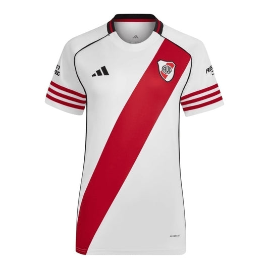 Camisa Inspirada River Plate I 25/26 - Feminina - Branca e vermelha  Central das Camisas 