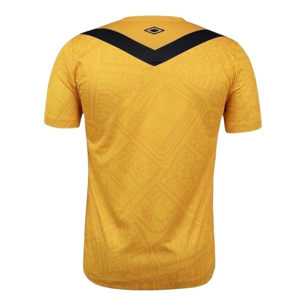 Camisa Santos III 24/25 - Torcedor Masculina - Amarela com detalhes em preto