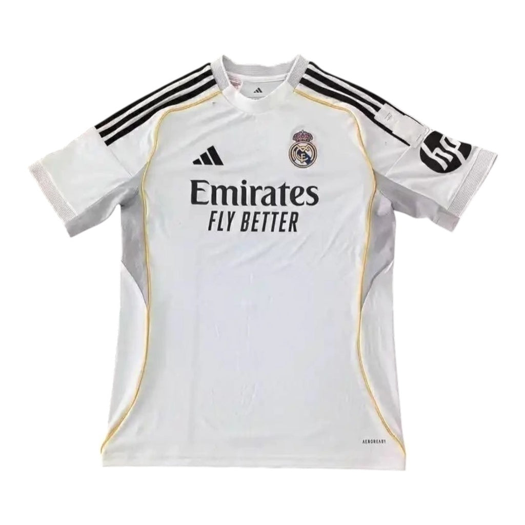 Camisa Real Madrid Titular 25/26 - Torcedor - Central das Camisas