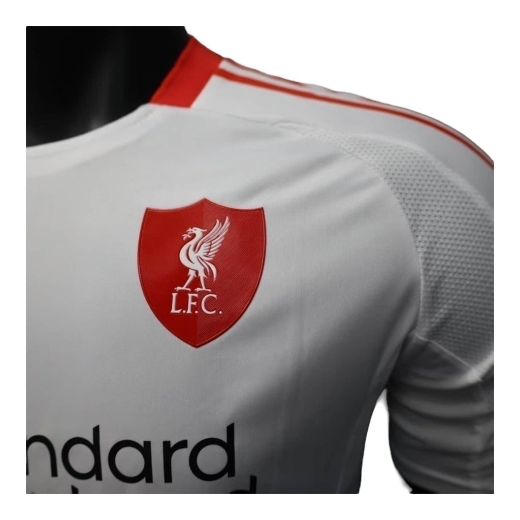 Camisa  Liverpool II 25/26 - Jogador Masculina - Branca - Central das Camisas