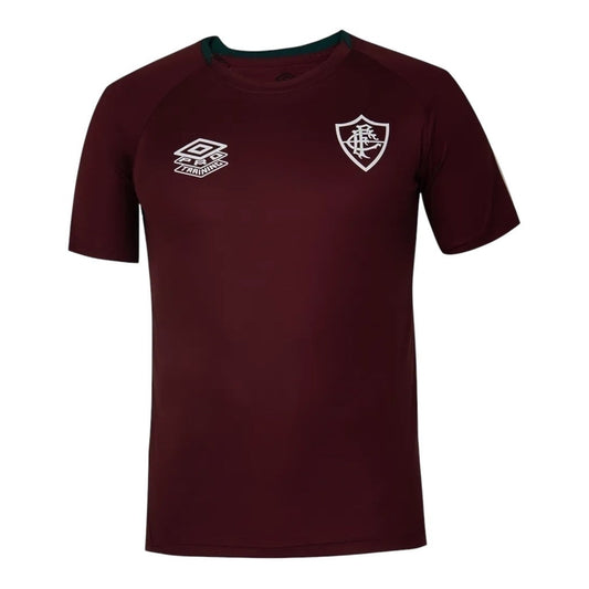 Camisa Inspirada Inspirada Fluminense Treino 25/26 - Torcedor Masculina - Vermelha  Central das Camisas 